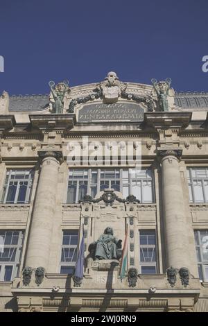 Die Fassade der Liszt Ferenc (Franz Liszt) Musikakademie, Budapest, Ungarn Stockfoto