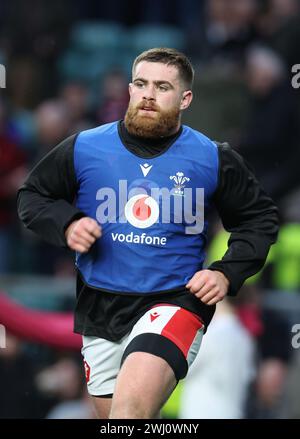 Gareth Thomas of Wales während des Guiness 6 Nations Rugby-Spiels zwischen England und Wales am 10. Februar 2024 im Twickenham-Stadion in London Stockfoto