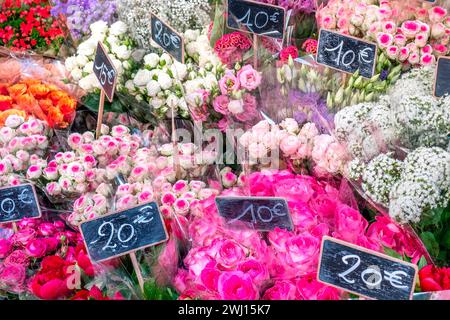 Blumenmarkt Stockfoto