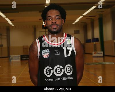 Neu hinzugekommen Diamond Onwuka, 17 SBB Baskets Barmer 2. Basketball Bundesliga ProB North am 04/2023 Stockfoto