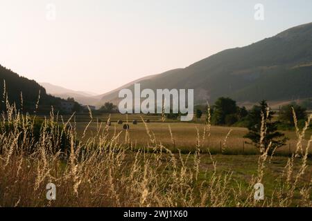 Berglandschaft in Roccaraso, Provinz L'Aquila, Abruzzen, Italien, im Sommer Stockfoto