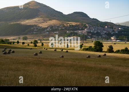 Berglandschaft in Roccaraso, Provinz L'Aquila, Abruzzen, Italien, im Sommer Stockfoto