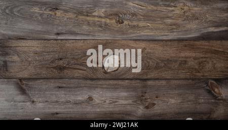 Braune Holzstruktur. Hintergrund der alten Panels Stockfoto