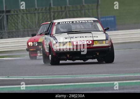 Riorden Welby, Jack Moody, Rover SD1, HRDC „Gerry Marshall“ Trophy Series, über 30 Fahrzeuge auf dem Spielfeld für ein 45-minütiges Rennen mit zwei Fahrern Stockfoto