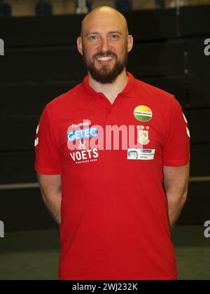 Assistenztrainer Yves Grafenhorst SC Magdeburg HBL Liqui Moly Handball Bundesliga Saison 2023-24 Stockfoto