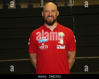 Assistenztrainer Yves Grafenhorst SC Magdeburg HBL Liqui Moly Handball Bundesliga Saison 2023-24 Stockfoto