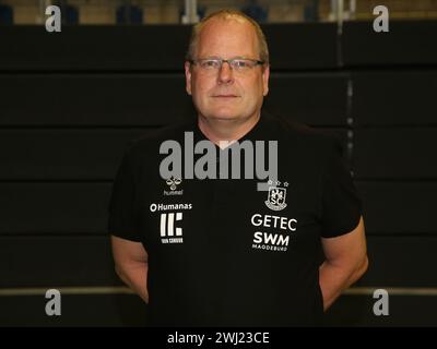 Geschäftsführer Marc-Henrik Schmedt SC Magdeburg HBL Liqui Moly Handball Bundesliga Saison 2023-24 Stockfoto