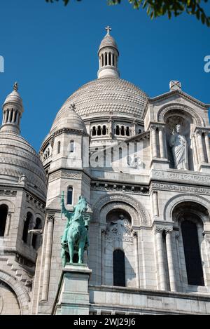 Wunderschöne berühmte Kirche Sacré Coeur in Paris Stockfoto