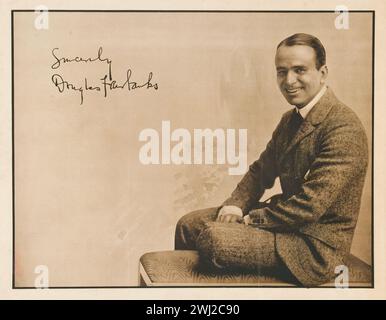 Douglas Fairbanks (Artcraft, CA. 1918-19). Persönlichkeitsposter Stockfoto