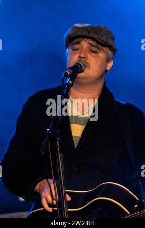 Southampton, Großbritannien. Februar 2024. Libertines Peter Doherty und Carl Barat spielen einen akustischen Aufwärmkonzert in den Engine Rooms und werben für ihr Album All Quiet on the Eastern Esplanade. Cristina Massei/Alamy Live News Stockfoto