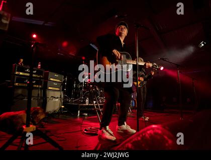 Southampton, Großbritannien. Februar 2024. Libertines Peter Doherty und Carl Barat spielen einen akustischen Aufwärmkonzert in den Engine Rooms und werben für ihr Album All Quiet on the Eastern Esplanade. Cristina Massei/Alamy Live News Stockfoto