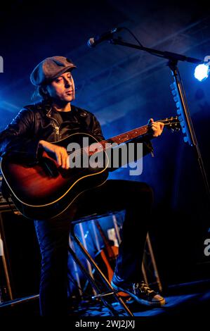 Southampton, Großbritannien. Februar 2024. Libertines Peter Doherty und Carl Barat spielen einen akustischen Aufwärmkonzert in den Engine Rooms und werben für ihr Album All Quiet on the Eastern Esplanade. Cristina Massei/Alamy Live News Stockfoto