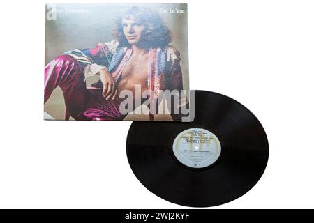 Peter Frampton I'm in You Vinyl-Album-Cover isoliert auf weißem Hintergrund - 1977 Stockfoto