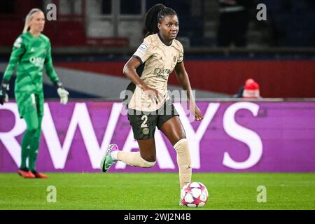 Paris, Frankreich. Januar 2024. Thiniba SAMOURA von PSG während des Fußballspiels der UEFA Women's Champions League, Gruppe C zwischen Paris Saint-Germain und AFC Ajax am 24. Januar 2024 im Parc des Princes Stadion in Paris, Frankreich - Foto Matthieu Mirville/DPPI Credit: DPPI Media/Alamy Live News Stockfoto