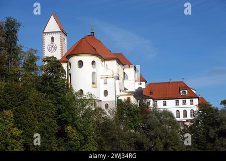 Katholische Pfarrkirche St. Mang Stockfoto