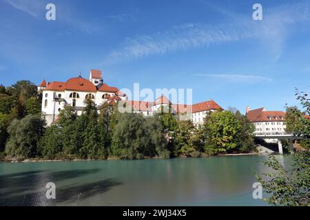 Katholische Pfarrkirche St. Mang Stockfoto