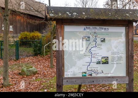 Impressionen aus Allrode-Stadt Thale Harz Stockfoto