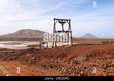 Die Salinas Pedra de Luma auf der Insel Sal, Kap Verde, Afrika Stockfoto