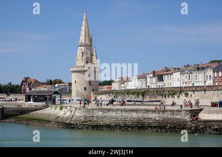 Tour de la Lanterne in La Rochelle Stockfoto