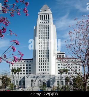 Rathaus, Stadtzentrum, Los Angeles, Kalifornien, USA Stockfoto
