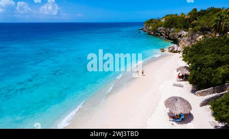 Playa Kalki Beach Karibikinsel Curacao, Playa Kalki in Curacao Karibik Stockfoto