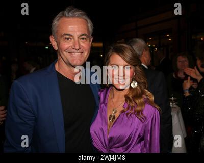 Robert Lohr und Luise BÃ¤HR auf der 29. Jose Carreras Gala 2023 am 12/14/2023 in der Medienstadt Leipzig Stockfoto