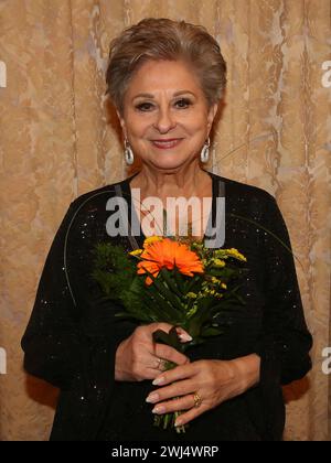 Popsängerin Dagmar Frederic bei einem Auftritt am 06/2024 in Magdeburg Stockfoto