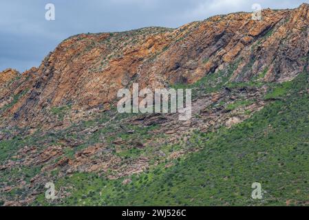 Cango Caves Mountain Range nahe Oudtshoorn Südafrika Stockfoto