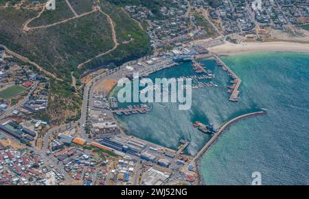 Camps Bay in der Nähe von Kapstadt aus der Luft Südafrika Stockfoto