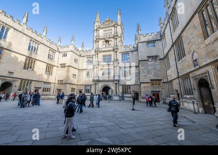 Bodleian Courtyard Stockfoto