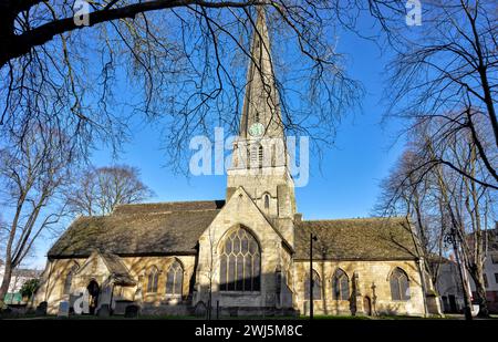 St Marys Church and the Minster, Cheltenham, Gloucestershire, England, Großbritannien Stockfoto