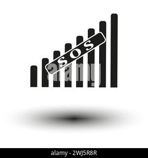 Signalsymbol. Vektorabbildung. EPS 10. Stock Vektor