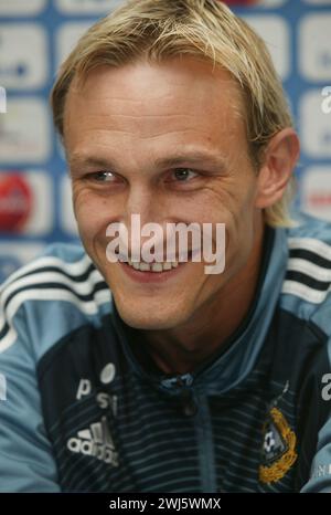 Sami Hyypiä, der finnische Profifußballer, der 10 Jahre lang als Verteidiger für den FC Liverpool spielte (1999–2009). Stockfoto