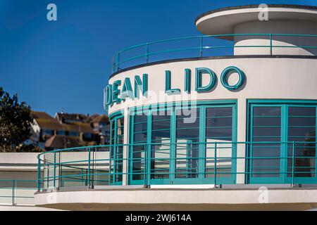 Saltdean Lido< Saltdean, East Susex UK Stockfoto