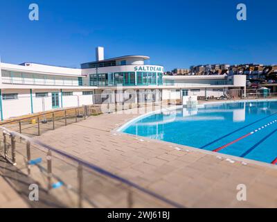 Saltdean Lido< Saltdean, East Susex UK Stockfoto