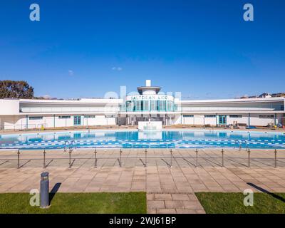 Saltdean Lido< Saltdean, East Susex UK Stockfoto