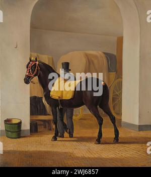 Adriaan van der Hoop Trotter "De Rot' im Coach House, Anthony Oberman, 1828 Stockfoto