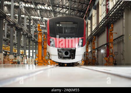 Skytrain, Ein Schnellbahnsystem, das bei Einzelpersonen in großen städtischen Gemeinden beliebt ist. Praktisch und zeitnah Stockfoto