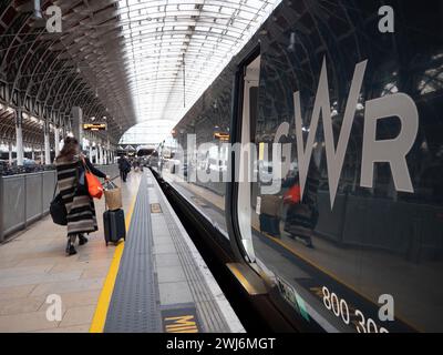 Die Great Western Railway ist ein britisches Zugunternehmen der FirstGroup. Stockfoto