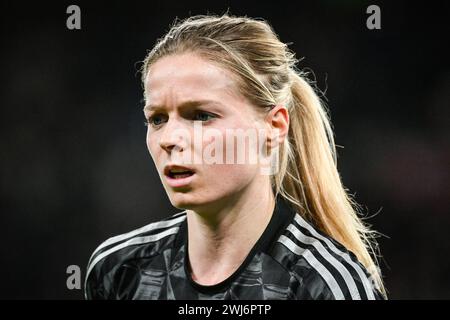 Paris, Frankreich. Januar 2024. Nadine NOORDAM aus Amsterdam während des Fußballspiels der UEFA Women's Champions League, Gruppe C zwischen Paris Saint-Germain und AFC Ajax am 24. Januar 2024 im Parc des Princes Stadion in Paris, Frankreich - Foto Matthieu Mirville/DPPI Credit: DPPI Media/Alamy Live News Stockfoto