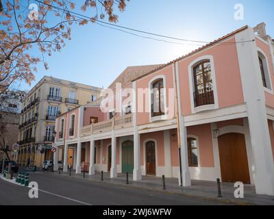 Ibiza, Spanien: 12. Februar 2024: Teatro Pereira in Ibiza-Stadt Stockfoto