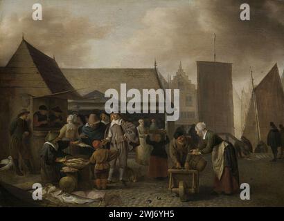 Fischmarkt, Hendrick Martensz. Sorgh, 1650-1670 Stockfoto