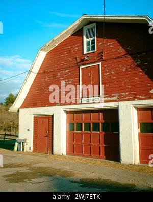 Schafscheune im Knox Farm State Park, East Aurora, New York Stockfoto