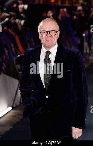 Jason Watkins nimmt an der europäischen Premiere von Wicked Little Letters im Odeon Luxe, Leicester Square, im Zentrum von London Teil. Bilddatum: Dienstag, 13. Februar 2024. Stockfoto