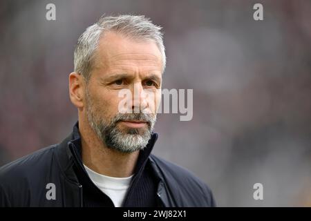 Trainer Marco Rose RasenBallsport Leipzig RBL Portrait, WWK Arena, Augsburg, Bayern, Deutschland Stockfoto