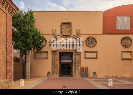 Museum der Schönen Künste (MUBAM) des Architekten Pedro Cerdán Martínez 19. Jahrhundert Denkmal des architektonischen Eklektizismus in der Stadt Murcia, Spanien, Europa Stockfoto