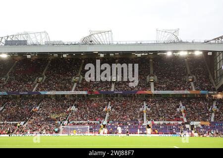 Spiele voller Fans England gegen Österreich UEFA Women's Euro 6 July 2022 Old Trafford Manchester Stockfoto