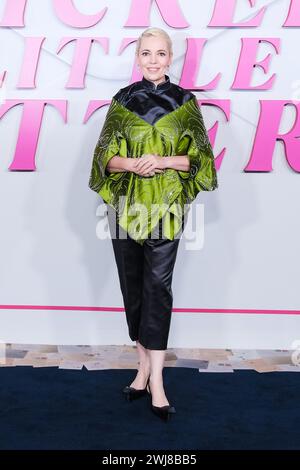 ODEON LUXE Leicester Square, London, Großbritannien. 13. Februar 2024. Olivia Colman fotografierte bei der europäischen Premiere von Wicked Little Letters. Foto von Julie Edwards./Alamy Live News Stockfoto