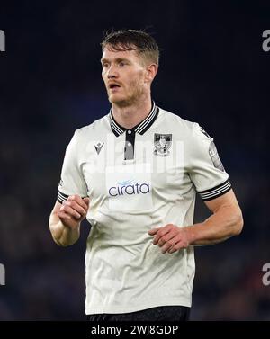 Michael Smith am Mittwoch in Sheffield während des Sky Bet Championship Matches im King Power Stadium in Leicester. Bilddatum: Dienstag, 13. Februar 2024. Stockfoto