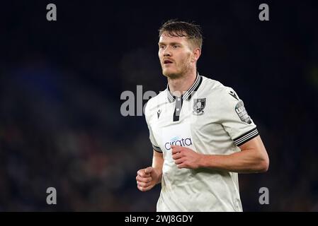 Michael Smith am Mittwoch in Sheffield während des Sky Bet Championship Matches im King Power Stadium in Leicester. Bilddatum: Dienstag, 13. Februar 2024. Stockfoto